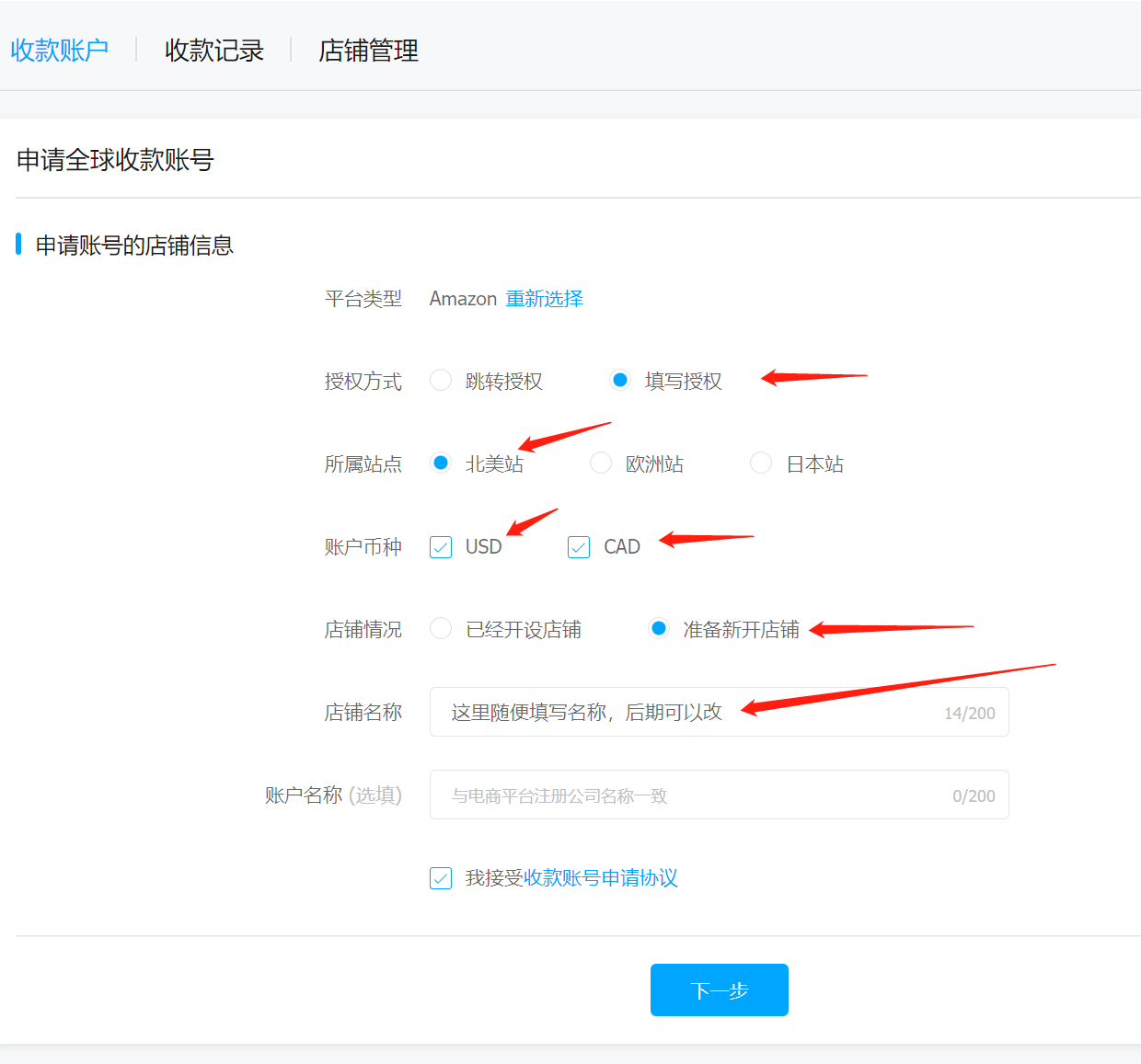 SKYEE收款亚马逊开店注册账户